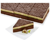 Mozart(Muffinboden m.Nougat)Dreiecke geschn.12 Port.TK 1,5kg