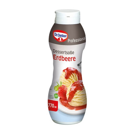 Dessert Sosse Erdbeer 770ml Oetker