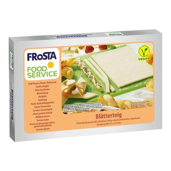 Blätterteig 30x20cm TK 10St 3kg Frosta