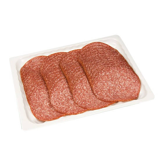 Salami Deli(Schwein)1A geschn. ca.48 Schb. 500g Henkelmann