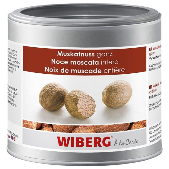 Muskatnuss ganz 300g Dose Wiberg