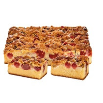 Rhabarber-Erdbeer-Blechkuchen geschnitten 20 Port. TK 2kg