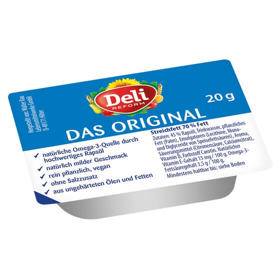 Deli Reform Margarine Original 120x20g 70% Fettgehalt