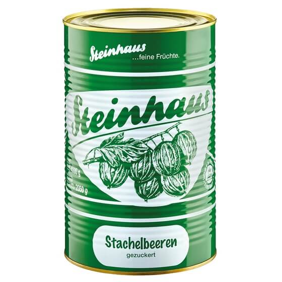 Stachelbeeren gezuckert 4,1kg/2,35kg Steinhaus