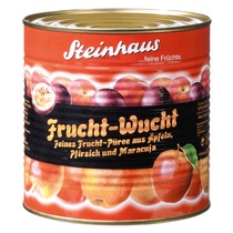 Frucht-Wucht Apfelfruchtmus mit Pfirsich gesüßt 2,65kg