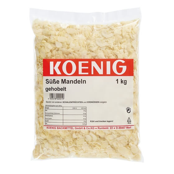 Mandeln gehobelt 1kg Koenig