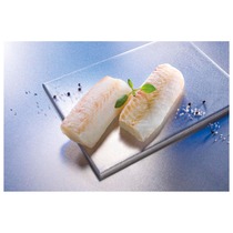 Kabeljau-Loins roh,ohne Haut,glasiert TK 140-160g 5kg/10% Gl