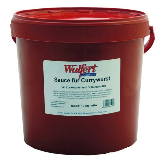 Currywurstsauce 10kg Wulfert