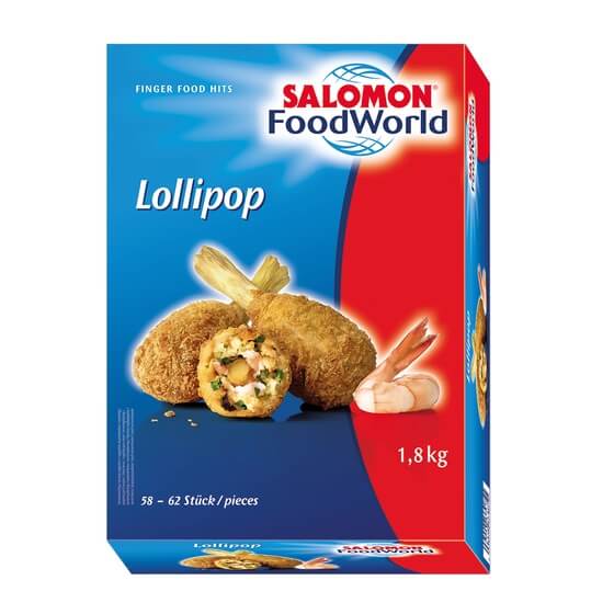 Lollipop Zitronengras Stick paniert TK1,8Kg 58-62St  Salomon