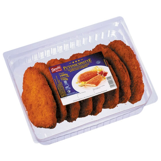 Putenschnitte paniert,gebraten 8x125g Daut