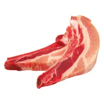 Schwein Dicke Rippe Scheiben,natur,gefroren/getaut 240g