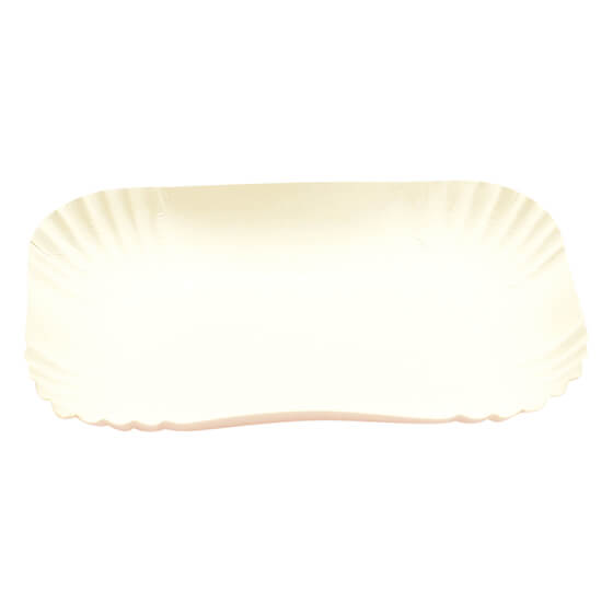 Pappschale "pure" weiß eckig 13x17,5x3cm 250St PapStar