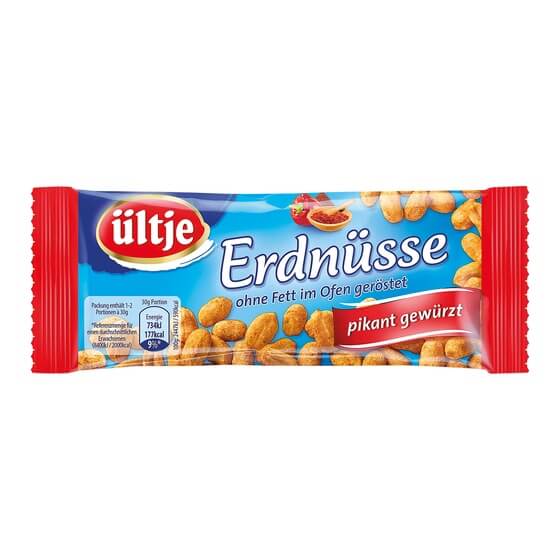 Ültje Erdnusskerne pikant ohne Fett 50g