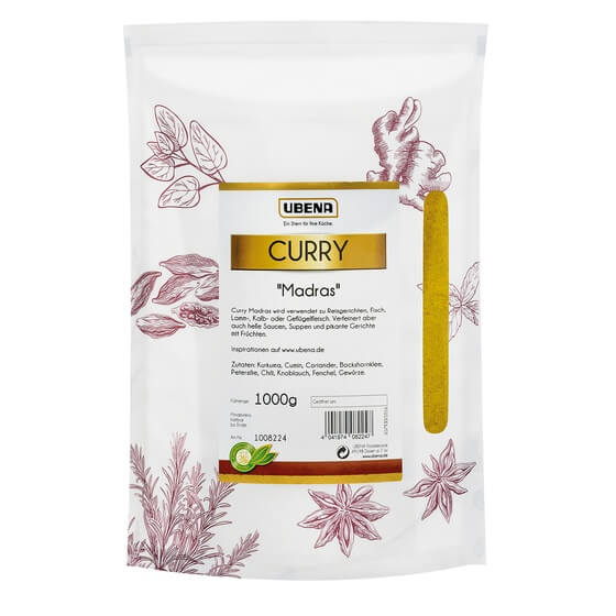 Currypulver Madras 1000g Ubena