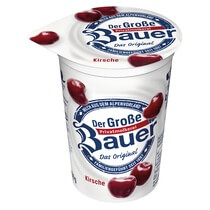 Fruchtjoghurt Erdbeer/Heidelb/Himb/Kirsch 3,5% 20x250g Bauer