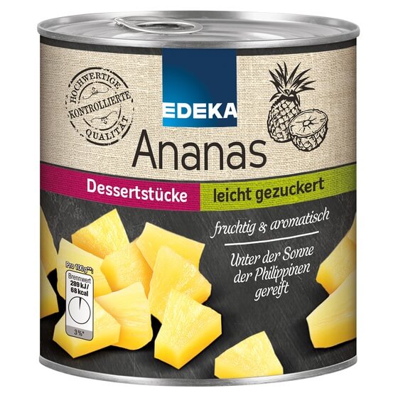 Ananas Stücke gezuckert 567g