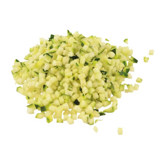 Zucchini Brunoise 5mm 1kg Funken