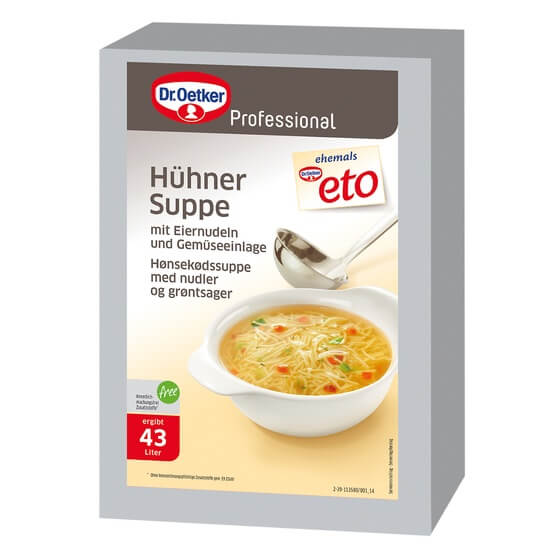 Hühnersuppe mit Eiernudeln 3kg Dr.Oetker