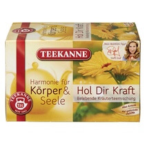 Kräutertee Hol dir Kraft 20 Beutel kuvertiert Teekanne