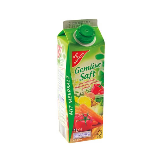 Tomaten Gemüsesaft Mix 8x1l Tetra Pak G&G