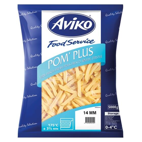 Pommes frisch 14mm Mehrweggebinde 2x5kg Aviko