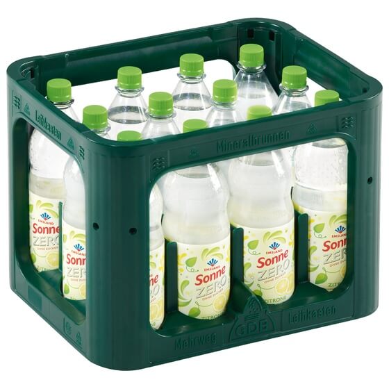 Zitronenlimonade Zero 12x1l PET Pfand Emsland Sonne