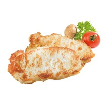 Schweinelachsschnitzel gewürzt,gebr.IQF TK 100x80g Hülshorst