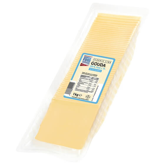 Gouda 30% F.i.Tr. gefächert 50x20g 1kg EFS