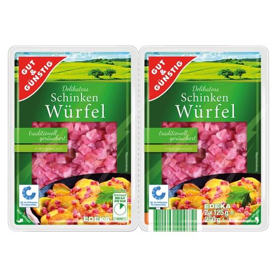 Schinkenwürfel 2x125g G&G