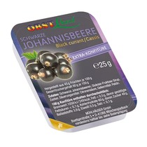 Schwarze Johannisbeer Konfitüre Extra ODZ 100x25g Mühlhäuse