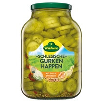 Schlesische Gurkenhappen 2,45kg/1,32kg Kühne