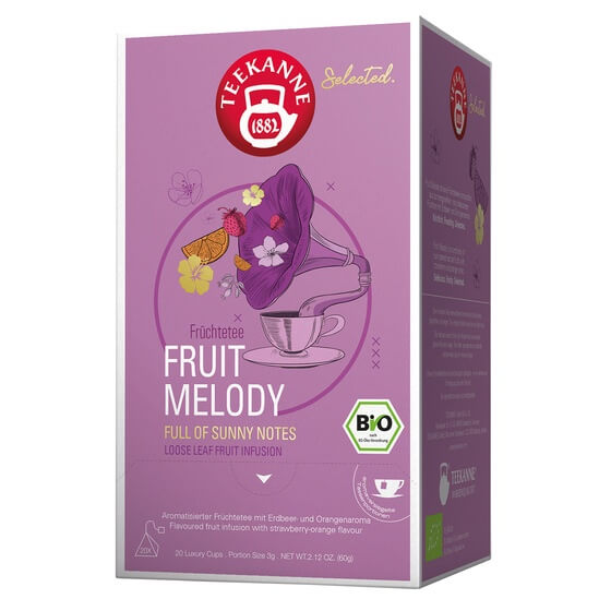 Bio Fruit Melody Tee Luxury Cup Pyramidenbeutel 20St. Teekan