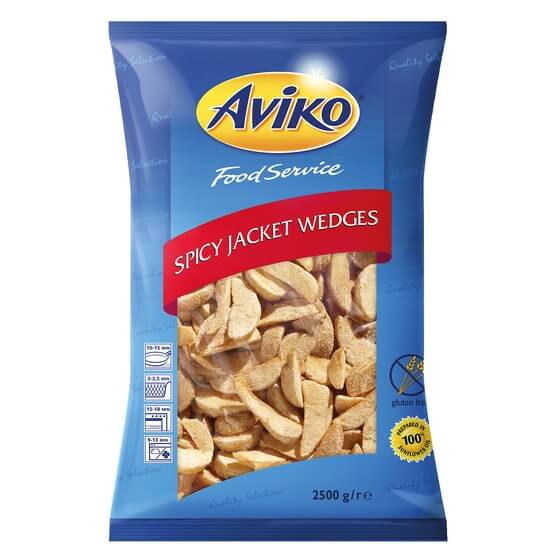 Spicy Wedges gewürzt vorgebacken TK 2,5Kg Aviko