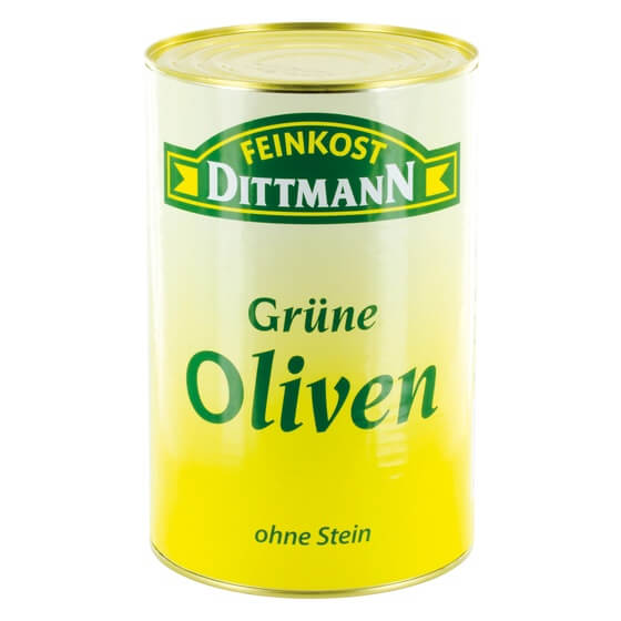 Oliven grün ohne Stein 4kg/2kg Dittmann