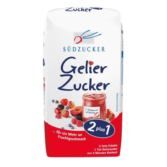 SÜDZUCK GELIERZUCKER 2+1  500G