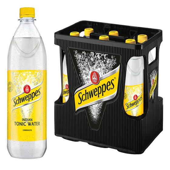 Tonic Water 6x1l PET Pfand Schweppes