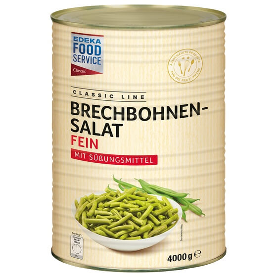 Brechbohnensalat mit Süßungsmittel 4kg/2,2kg EFS