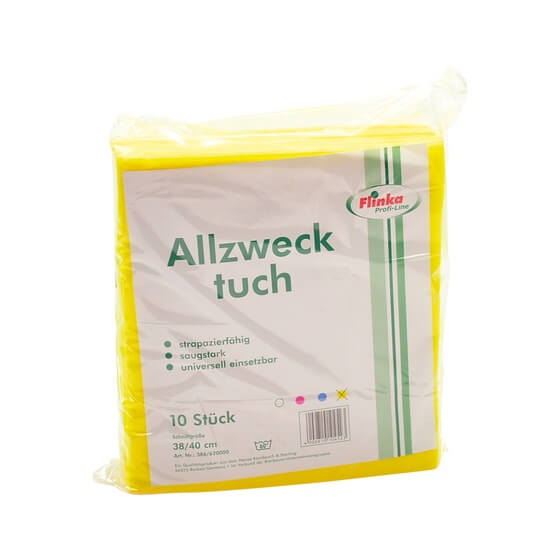 Allzwecktuch gelb 10St Flinka