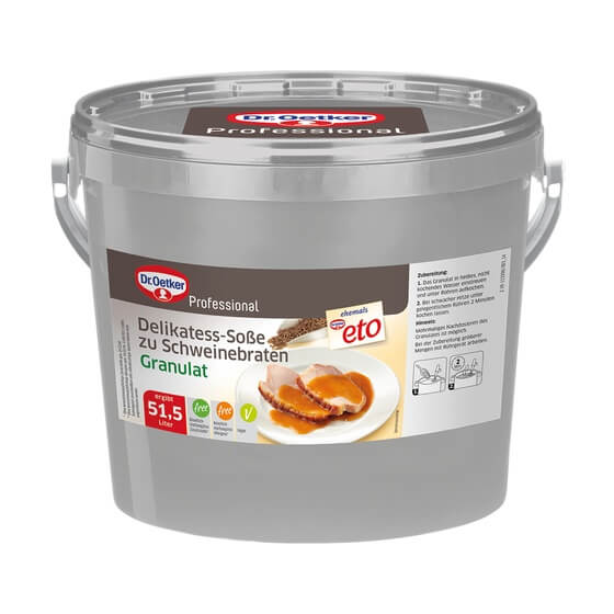 Soße zum Schweinebraten laktosefrei 5kg Dr.Oetker