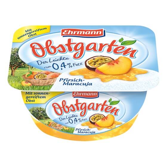 Obstgarten sortiert 0,4% Fett 16x125g Ehrmann