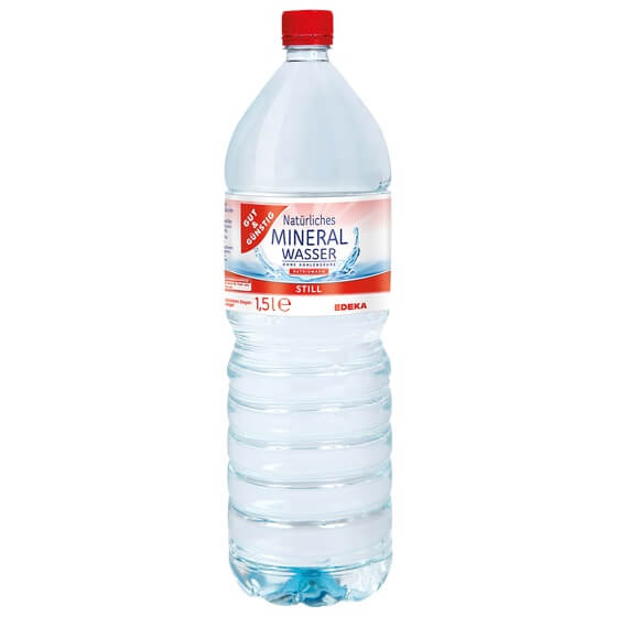 Mineralwasser still 6x1,5l PET Pfand Gut & Günstig