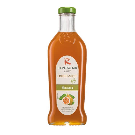 Sirup Maracuja 0,5l Glas Pfandfrei Riemer