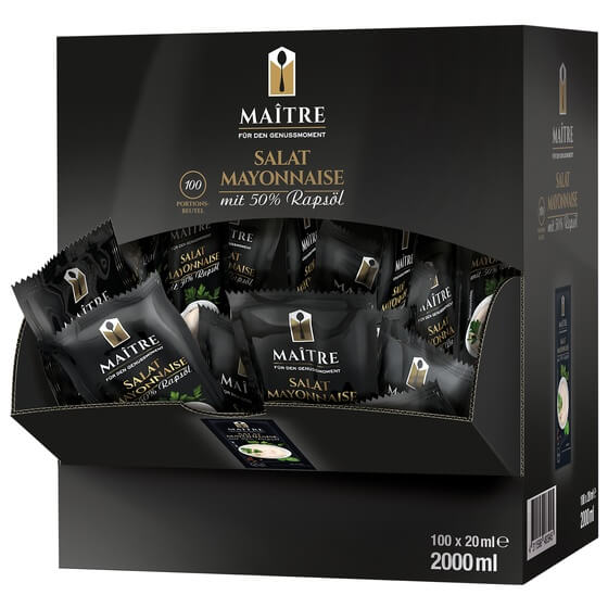 Salatmayonnaise 50% 100x20ml Maitre