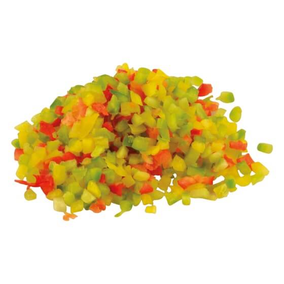 Paprikawürfel MIX 5mm 250g Funken