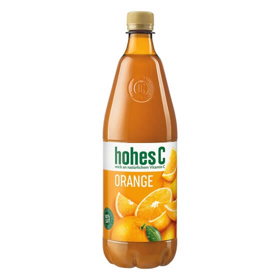 Orangensaft ohne Fruchtfleisch 6x1l PET Pfandfrei Hohes C