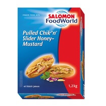 Pulled Chik´n Slider Honey-Mustard TK 40x30g Salomon