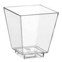 Fingerfood-Schale eckig glaskl 50ml 5x4,5x4,5cm 50St PapStar