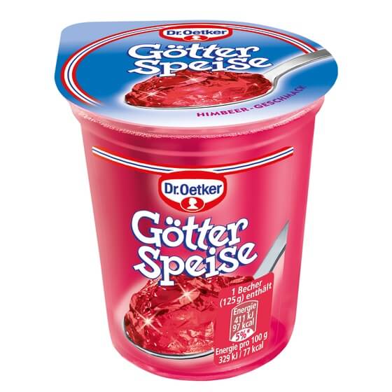 Götterspeise Himbeer 125g Oetker