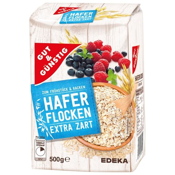 Haferflocken extra Zart 500g G&G