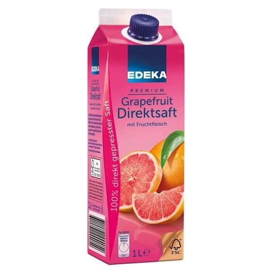 Grapefruit Premium Direktsaft 1l Tetra Pak Edeka